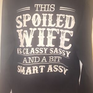 Black Graphic Women's Sweater